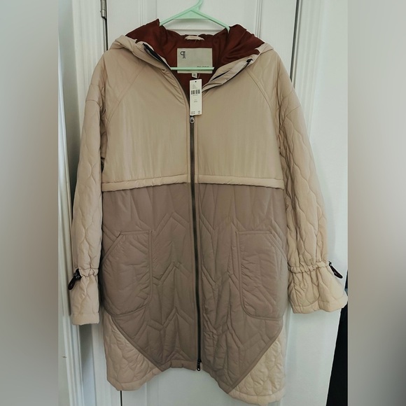 Pilcro Quilted Mix Liner Coat - Picture 3 of 5